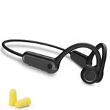 GUATTIR Kemik İletimli Kulaklıklar Bluetooth 5.3 Açık Kulak Mikrofonlu Kulaklık, Kablosuz Egzersiz Kulaklığı, Su Geçirmez Hafif, Koşu, Bisiklet, Spor Salonu için 8 Saat Çalma Süresi (Derin Siyah)