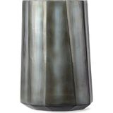 Guaxs Okka Indigo Smokegrey Cam Ekstra Büyük Boy Dekoratif Obje 37 cm - Standart