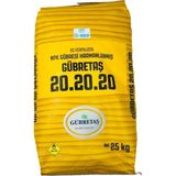Gübretaş 20.20.20+Me Damlama Sulama Gübresi 25 Kg Güçlü Kök Gelişimi İçin Zengin Formül