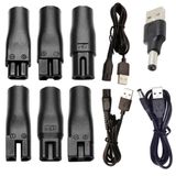 Güç Kablosu 5V Yedek Şarj Cihazı USB adaptörü, çeşitli elektrikli kuaförler, tıraş makineleri, temizleyiciler, masa lambaları ve diğerleri için uygundur 5521 adaptör hq8505 A00390 şarj hattı