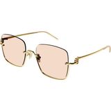 Gucci 1279S 005 54 Altın Kadın Güneş Gözlüğü