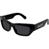 GUCCI 1296S 001 55 Kadın Güneş Gözlüğü - Siyah