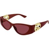 Guccı 1824S 003 55-14 Güneş Gözlüğü - Bordo