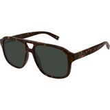 Guccı 1856S 002 57-15 Güneş Gözlüğü - Kahverengi