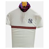 Gucci Desenli Polo Yaka T-Shirt - 2XL - 00A-Beyaz