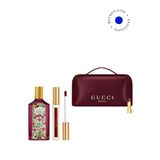 Gucci Flora Gardenia Intense 100 Ml + Glow Oil-in-water Tint 129 Paula Maple + Gucci Çanta Ve Mini Ruj Kadın Parfüm Seti - Mor