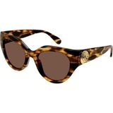 Guccı Gg 1408S 002 52 Güneş Gözlüğü - Kahverengi