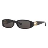 Gucci GG 1661S 001 54 Siyah Dikdörtgen Kemik Kadın Güneş Gözlüğü