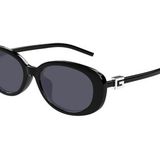 Gucci GG 1684SA 001 55 Siyah Oval Kemik Kadın Güneş Gözlüğü