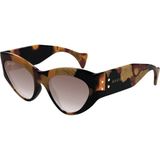 Gucci GG 1704S 002 54 Çok Renkli Cat Eye Kemik Kadın Güneş Gözlüğü