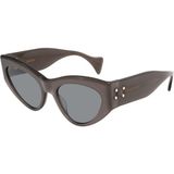 Gucci GG 1704S 004 54 Gri Cat Eye Kemik Kadın Güneş Gözlüğü