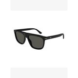 Gucci Gg 1726S 001 Oval Kare Siyah Unisex Güneş Gözlüğü