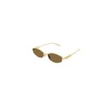 Gucci GG 1802S 005 55 Kadın Geometrik Gold Metal Güneş Gözlüğü