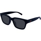 Gucci GG 1857S 004 55 Erkek Kare Siyah Kemik Güneş Gözlüğü