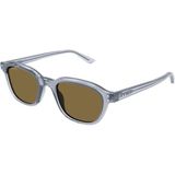 Gucci GG 1892S 005 50 Unisex Oval Şeffaf Kemik Güneş Gözlüğü