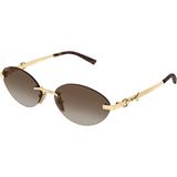 Gucci Gg 2051S 004 Güneş Gözlüğü - Altın