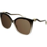 Gucci GG1010S 002 60 18 Kahverengi Kadın Güneş Gözlüğü