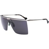 Gucci GG1096S 001 99-1 Kadın Gümüş Geometrik Çerçevesiz Füme Mat Camlı Güneş Gözlüğü