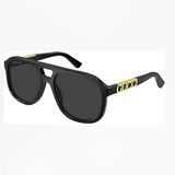 Gucci GG1188S 001 Siyah/Gri Pilot Polarize Unisex Güneş Gözlüğü