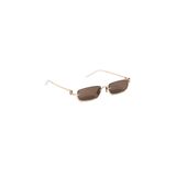 Gucci GG1278S Altın Kahverengi 55 19 140 Unisex Güneş Gözlüğü