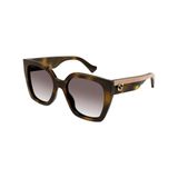 Gucci GG1300S 003 Kahverengi Altın Kadın Güneş Gözlüğü
