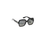 Gucci GG1337S kadın güneş gözlüğü SİYAH/GRİ GÖLGELİ 54/22/140, Siyah / beyaz, 54