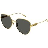 Gucci GG1435SA 001 58 Altın Kadın Güneş Gözlüğü
