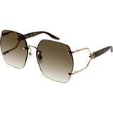 Gucci GG1562S 002 Güneş Gözlüğü - Kahverengi