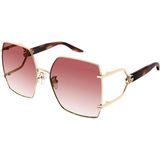 Gucci GG1564SA 004 61 Altın Kadın Güneş Gözlüğü