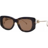 Gucci GG1566S 002 55 Kahverengi Kadın Güneş Gözlüğü