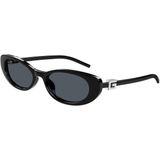 Gucci GG1680S 002 52 Kadın Güneş Gözlüğü Siyah Kemik Çerçeve ile Şık Tasarım