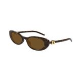 Gucci GG1680S 004 Unisex Güneş Gözlüğü UV 400 Filtreli Havana Kahve Asetat Çerçeve ile Şık Tasarım