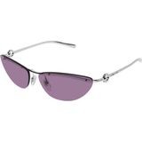Gucci GG1701S 003 61 Gümüş Kadın Güneş Gözlüğü
