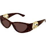 Gucci GG1824S 002 55 Kadın Güneş Gözlüğü - Kahverengi