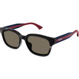 Gucci GG1872SK 004 56*18 145 Unisex Güneş Gözlüğü - kahverengi