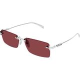 Gucci GG1941S 003 56 Unisex Güneş Gözlüğü - Kırmızı