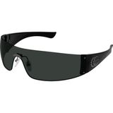 Gucci GG1958S 001 Rutenyum Gri Shield Unisex Güneş Gözlüğü - Rutenyum - Gri