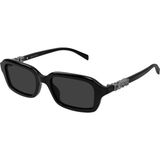Gucci GG2152S 006 Black Grey Rectangle Kadin Gunes Gozlugu - Siyah - Gri