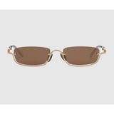 Gucci Guccı GG1278S Model Dikdörtgen Çerçeveli Unisex Güneş Gözlüğü - UNİSEX