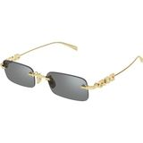 Gucci Guccı Gg1808S 003 52 Güneş Gözlüğü - Siyah -Siyah