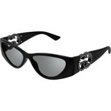 Gucci Guccı Gg1824S 003 55 Güneş Gözlüğü - Siyah -Siyah