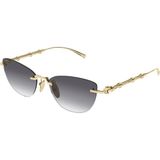 Gucci Guccı GG2063S 001 Kadın Güneş Gözlüğü - Altın
