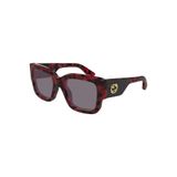 Gucci Güneş Gözlüğü Kare Çerçeve, M, GG1663S, Kırmızı Siyah Karışımı, kadın