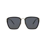 Gucci Kare Güneş Gözlüğü GG0673S 001 Altın/Siyah 56mm 673, Altın/Siyah, 56-20-145