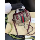 Gucci Logo Detaylı Ithal Çanta - Bordo