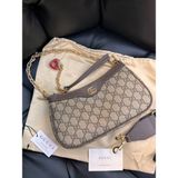 Gucci Logo Detaylı Ithal Çanta - Koyu Kahve