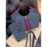 Gucci Logo Detaylı Ithal Çanta - Mavi
