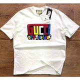 Gucci Off The Whall Göğüs Yazılı T-Shirt - 001-Beyaz - XL
