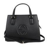 Gucci Soho Top Handle Small Tote 607722-CAO0G-1000 Kadın Çanta Siyah