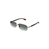 Gucci Unisex Güneş Gözlüğü GG1221S, M, 1221S, Gri, üniseks-yetişkin